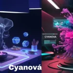 Cyanová