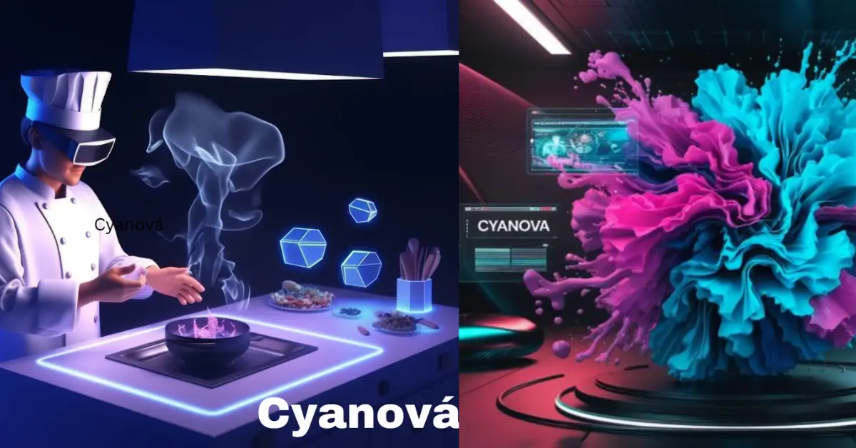 Cyanová