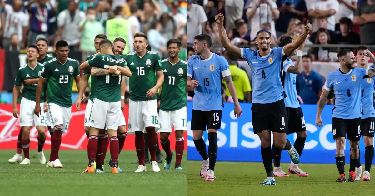 Mexico National Football Team vs Uruguay National Football Team Timeline